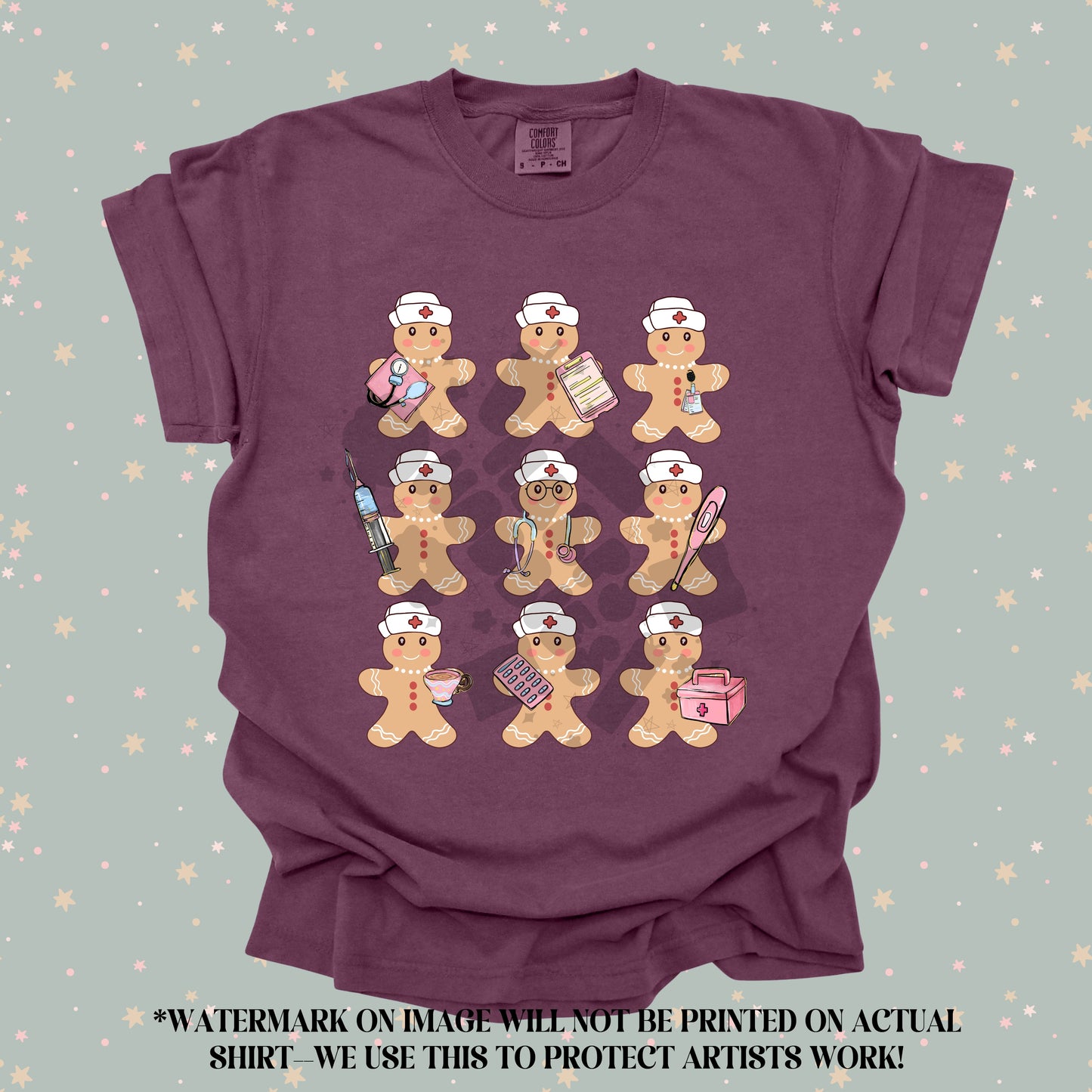 Nurse Gingerbread (tshirt/sweatshirt)