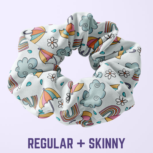 Rainy Days Scrunchie (regular/skinny)