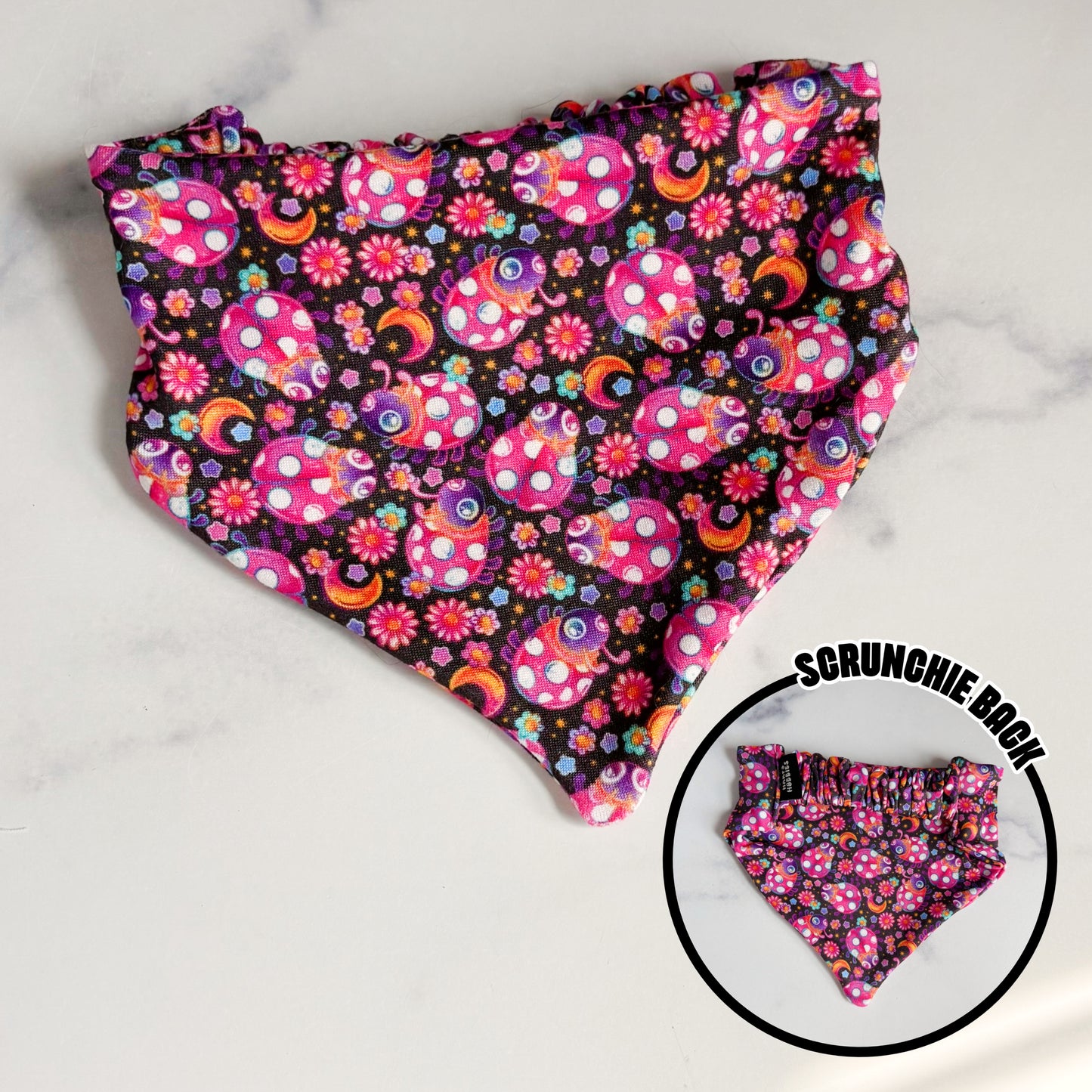 Little Ladybugs Scrunchie Dog Bandana