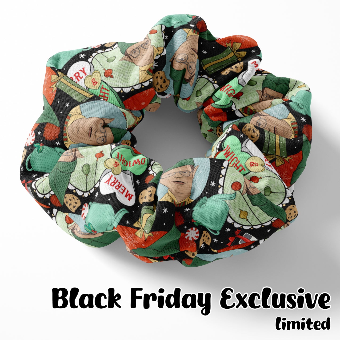Dwight Christmas Scrunchie
