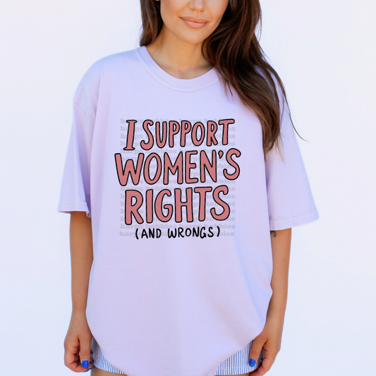 Womens rights and wrongs (tshirt/hoodie/sweatshirt/longsleeve)