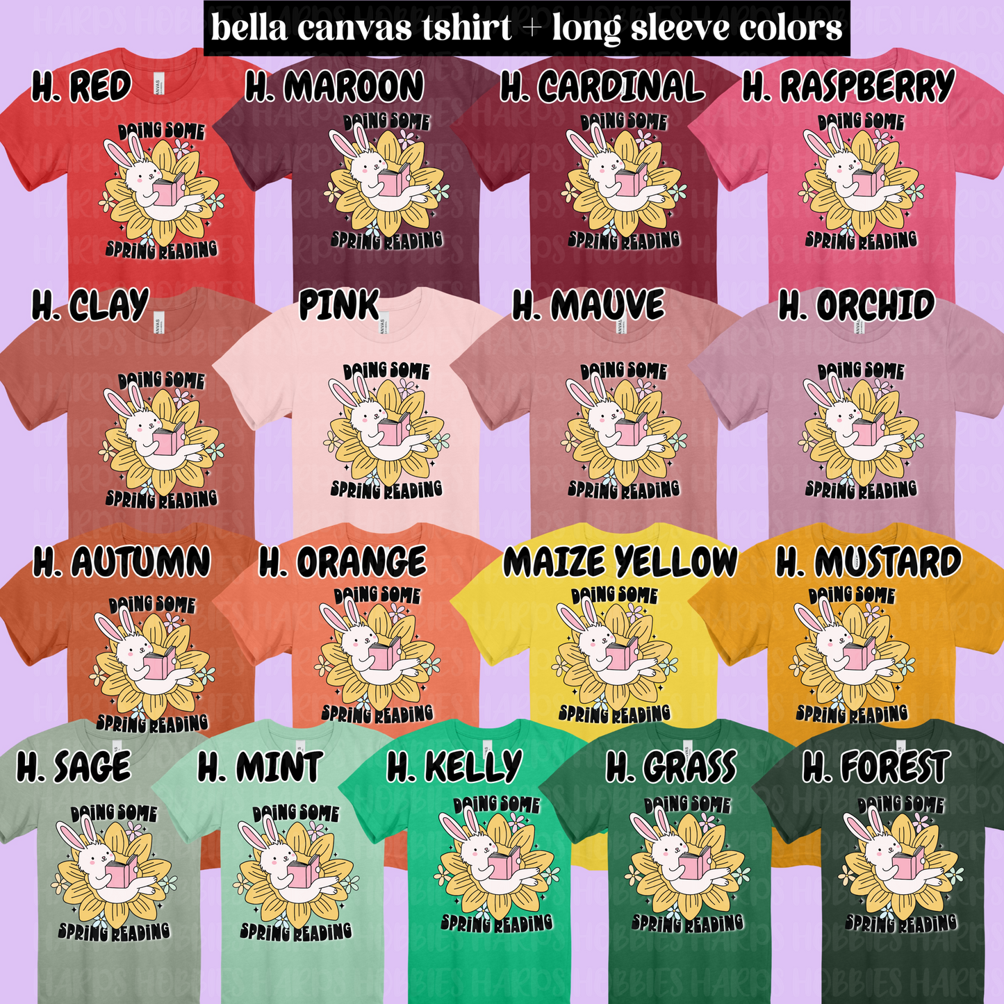 Spring Reading (tshirt/hoodie/sweatshirt/longsleeve)