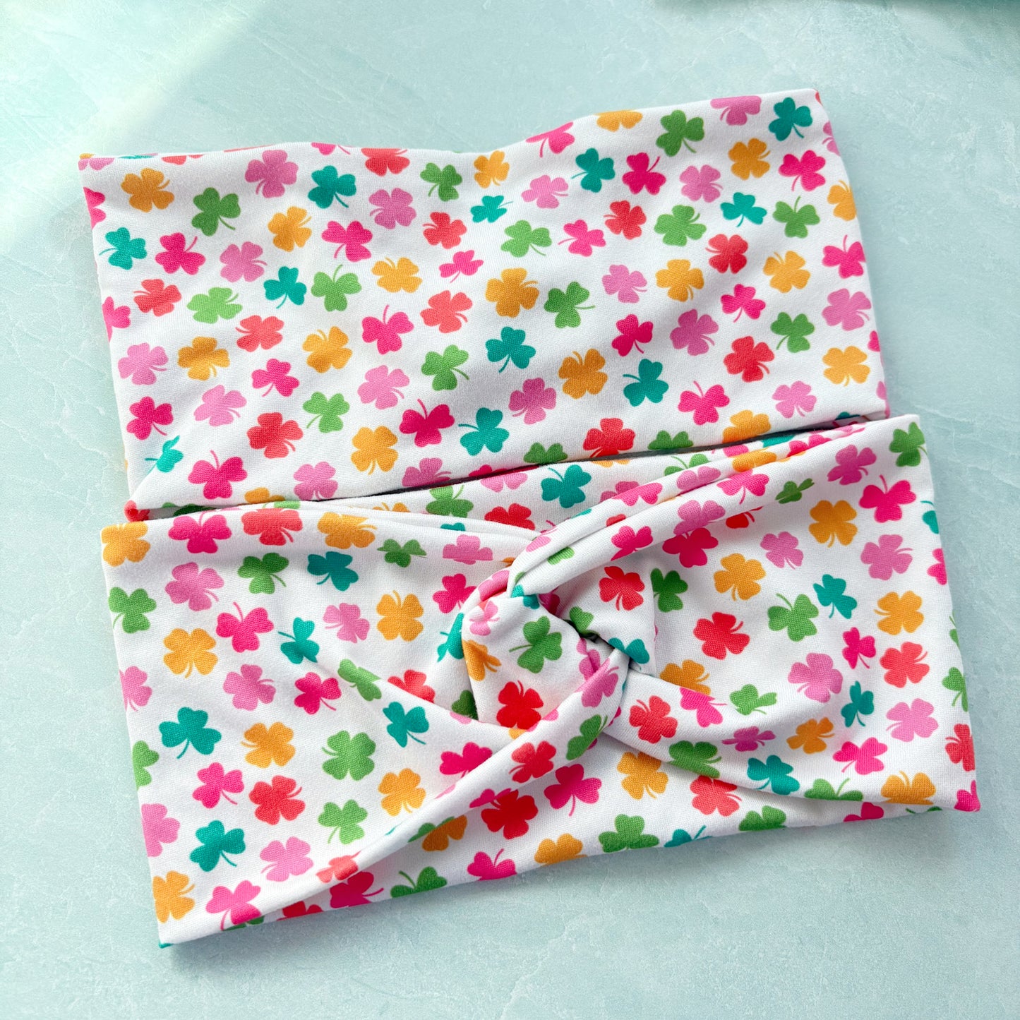 Colorful Shamrocks Headband