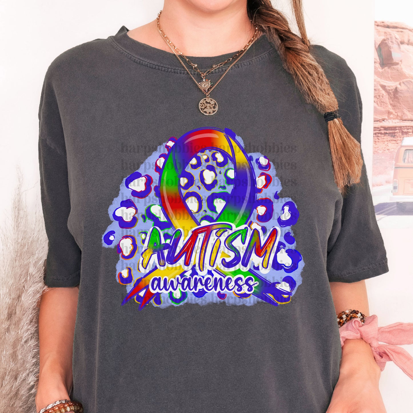 Autism Awareness Cheetah (tshirt/hoodie/sweatshirt/longsleeve)
