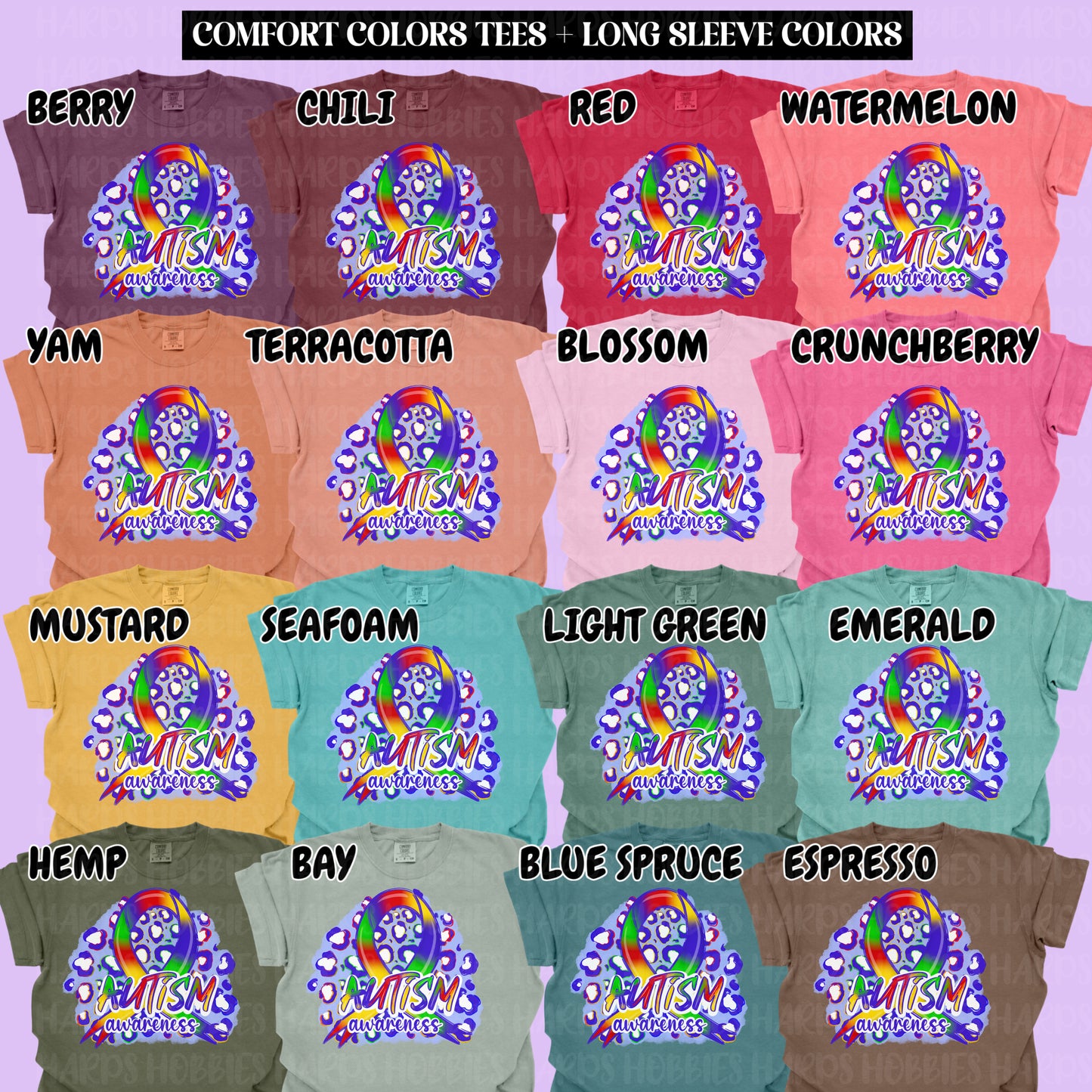 Autism Awareness Cheetah (tshirt/hoodie/sweatshirt/longsleeve)