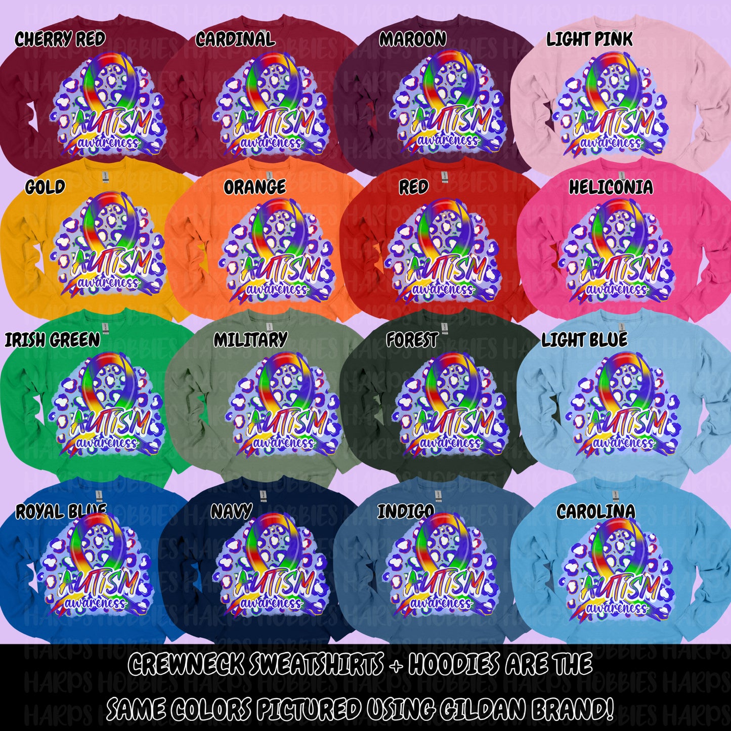 Autism Awareness Cheetah (tshirt/hoodie/sweatshirt/longsleeve)