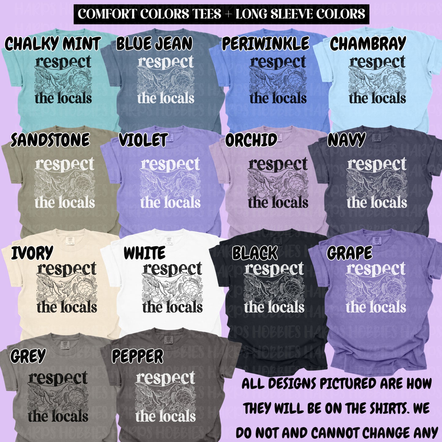 Respect the Locals (tshirt/hoodie/sweatshirt/longsleeve)