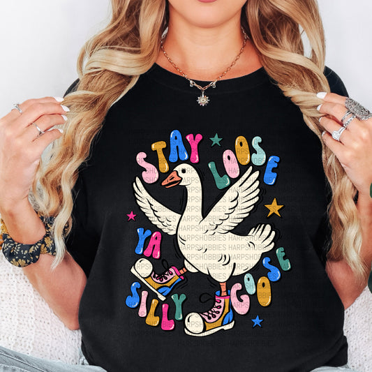 Colorful Stay Loose Silly Goose (tshirt/hoodie/sweatshirt/longsleeve)