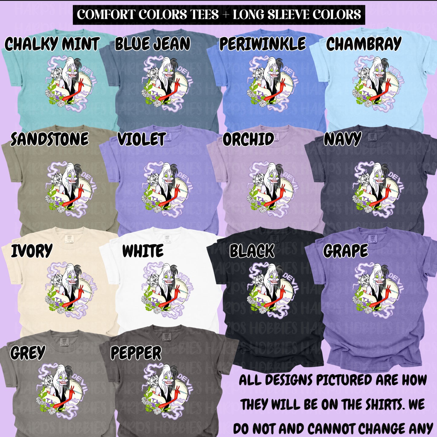 Cruella Devil (tshirt/hoodie/sweatshirt/longsleeve)