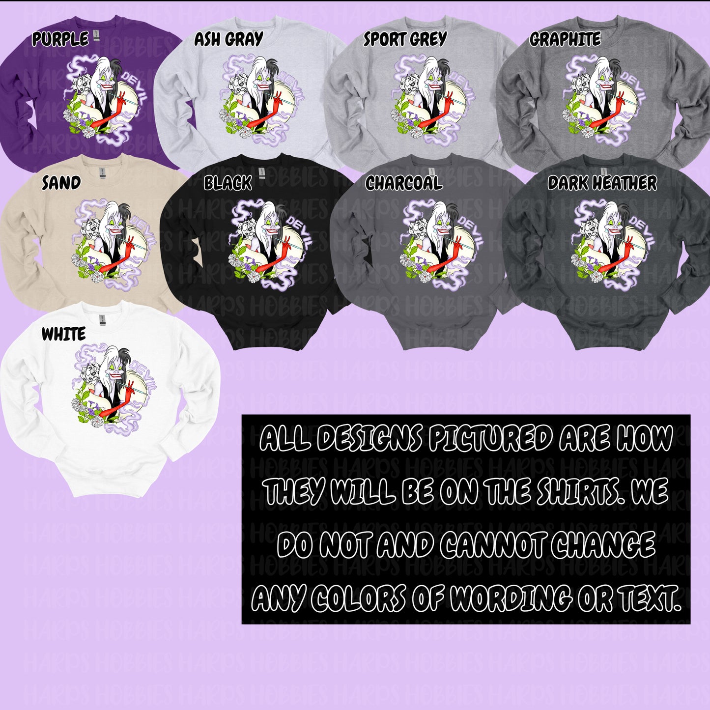 Cruella Devil (tshirt/hoodie/sweatshirt/longsleeve)