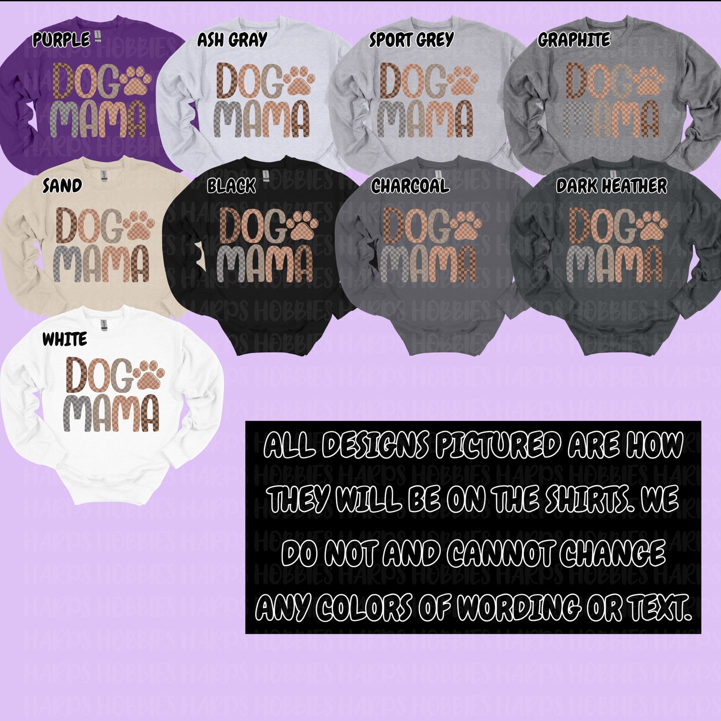 Checkered Dog Mama (tshirt/hoodie/sweatshirt/longsleeve)