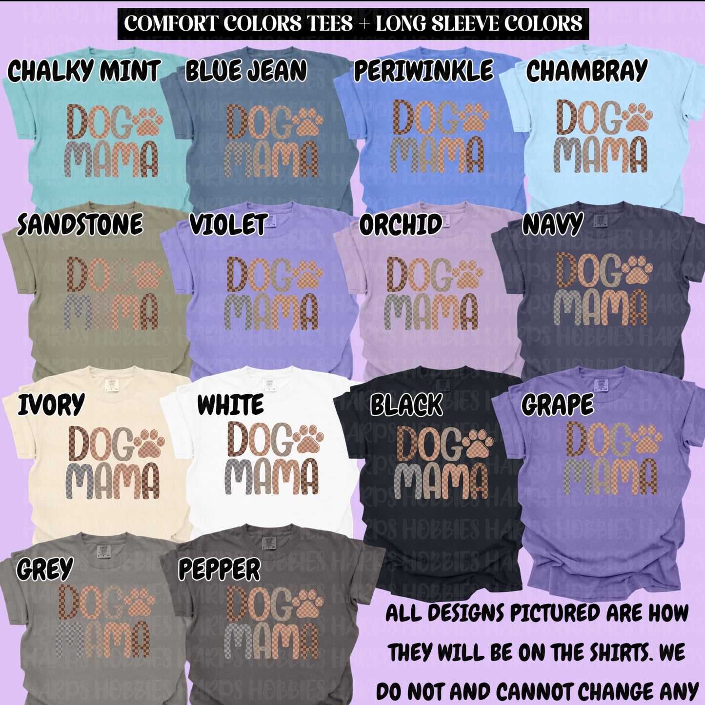 Checkered Dog Mama (tshirt/hoodie/sweatshirt/longsleeve)