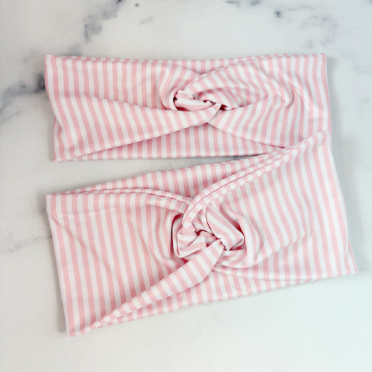 Pink Stripes Headband