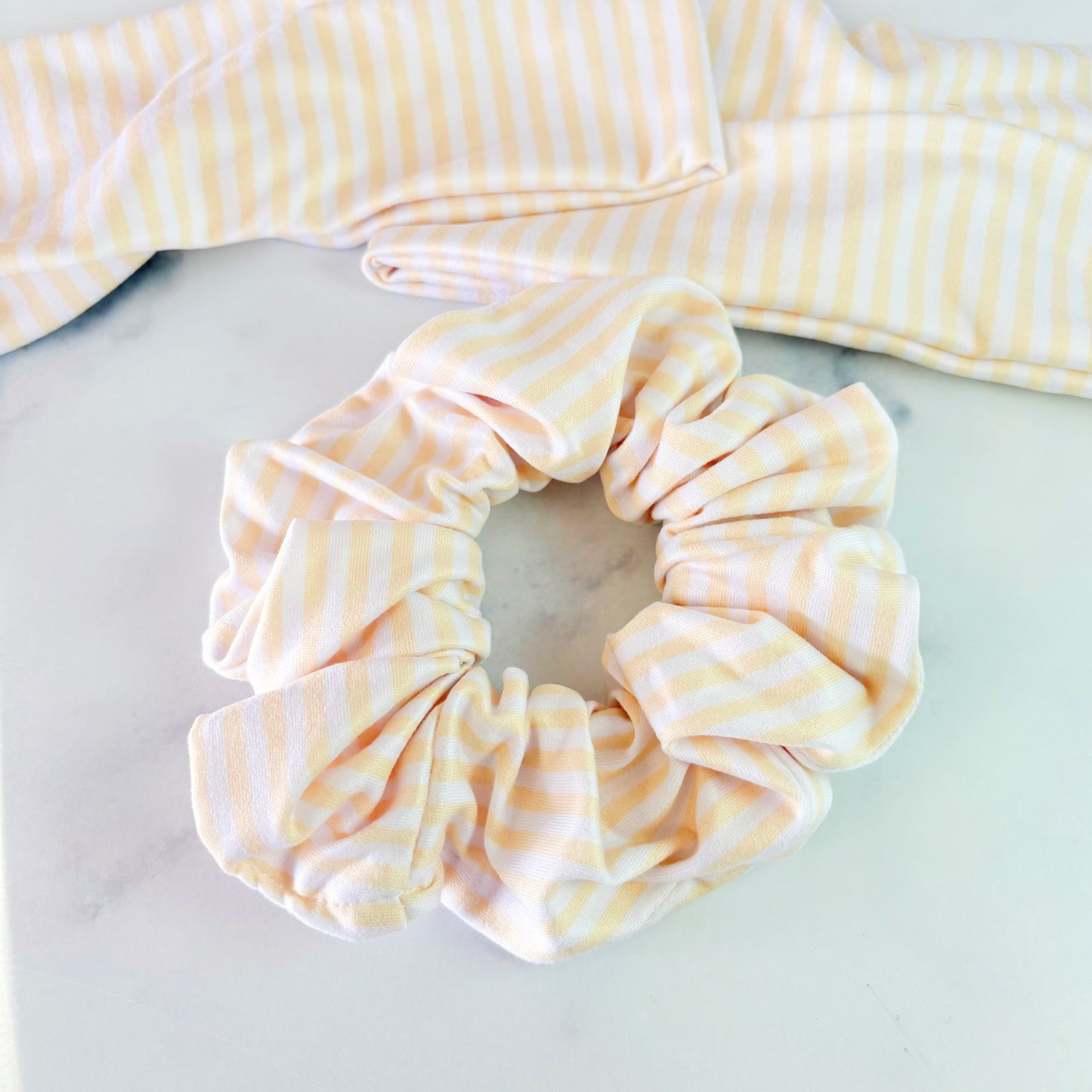 Yellow Stripes Scrunchie (Regular)