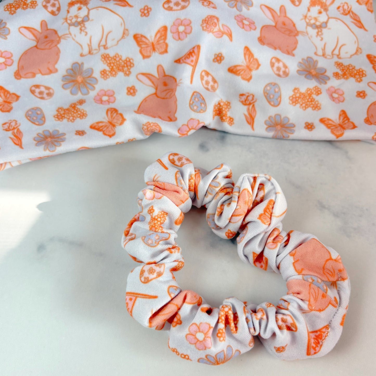Blue Bunnies Scrunchie (Skinny)