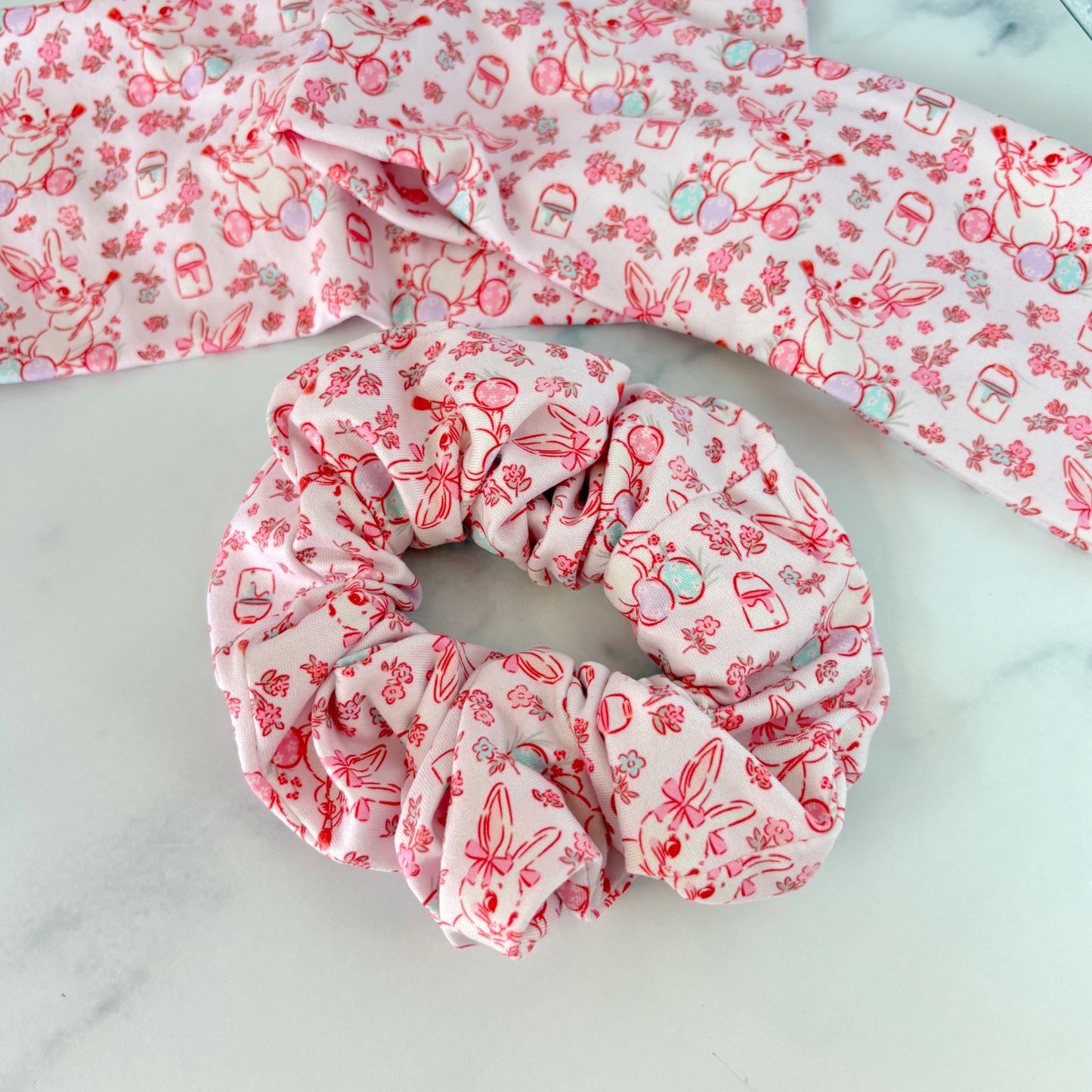 Pink Bunny Scrunchie (Regular)