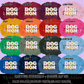 Colorful Dog Mom (tshirt/hoodie/sweatshirt/longsleeve)