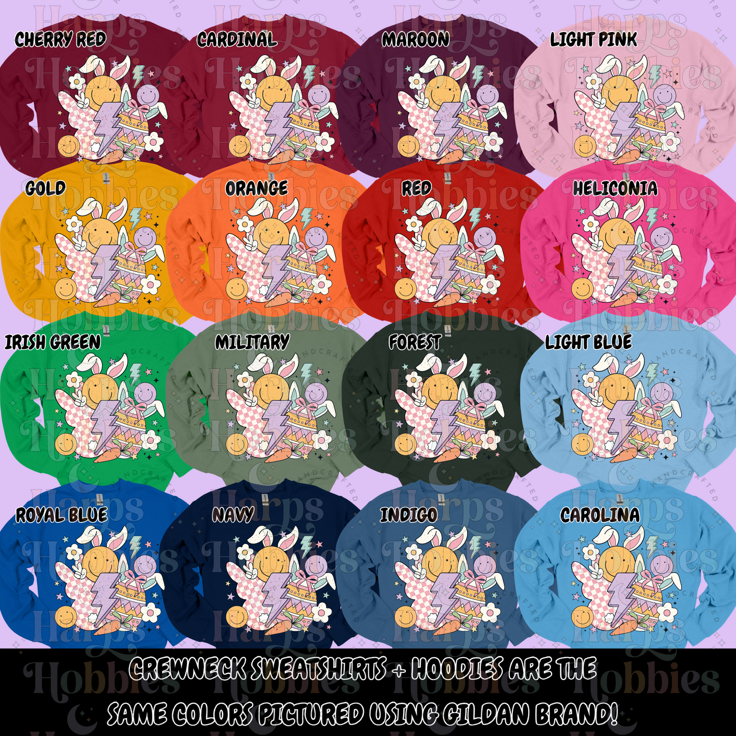 Retro Easter (tshirt/hoodie/sweatshirt/longsleeve)