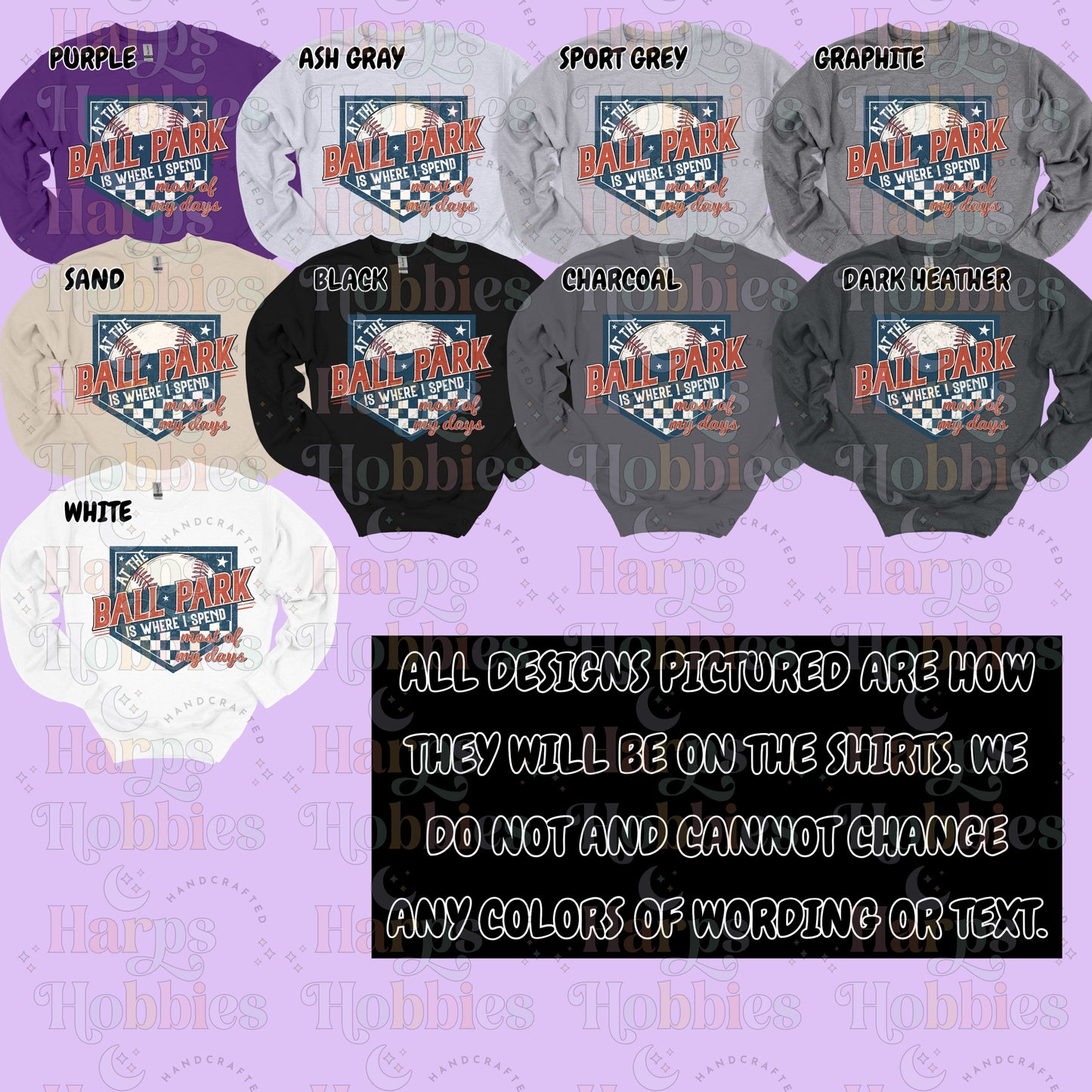 Ball Park (baseball) (tshirt/hoodie/sweatshirt/longsleeve)