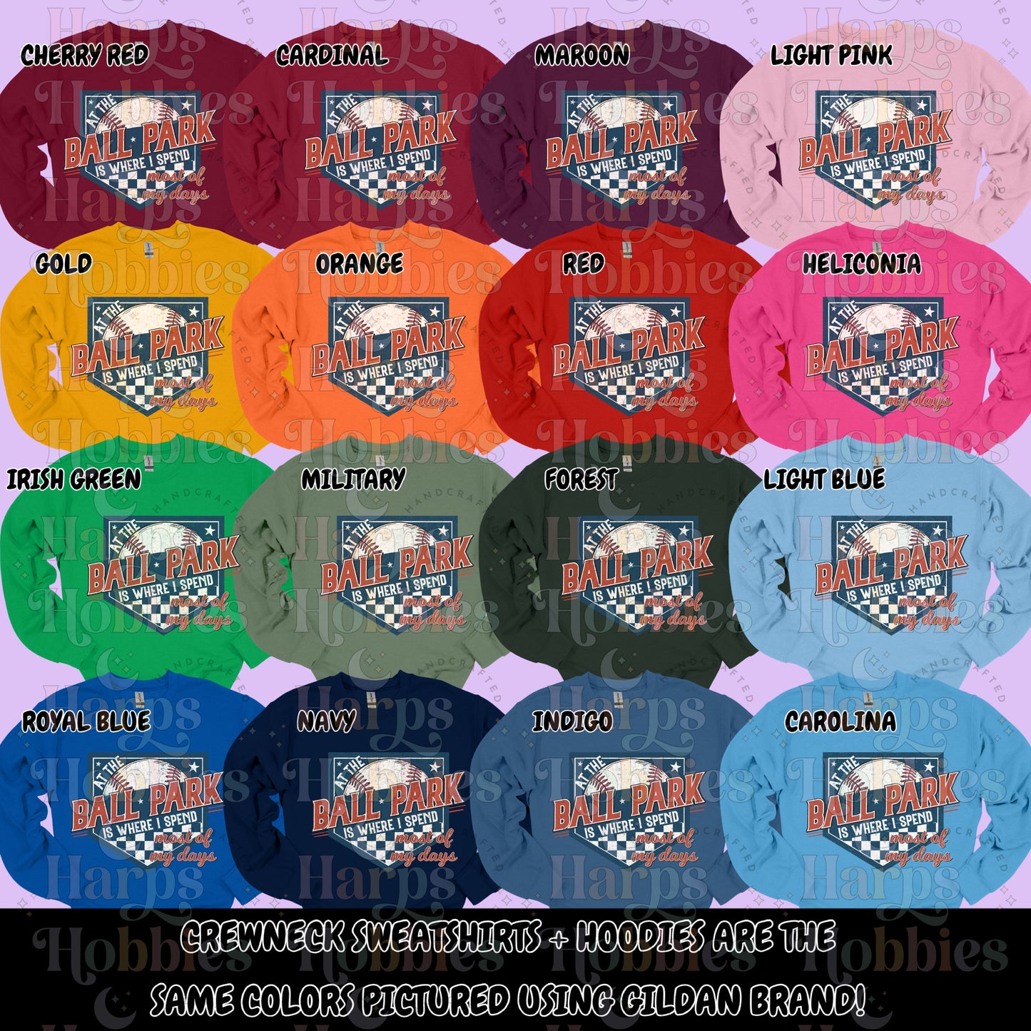 Ball Park (baseball) (tshirt/hoodie/sweatshirt/longsleeve)