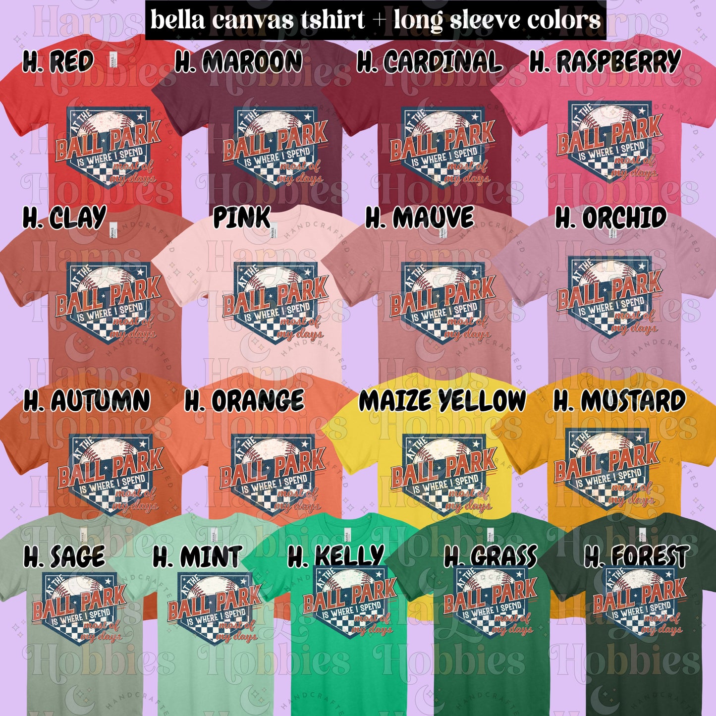 Ball Park (baseball) (tshirt/hoodie/sweatshirt/longsleeve)