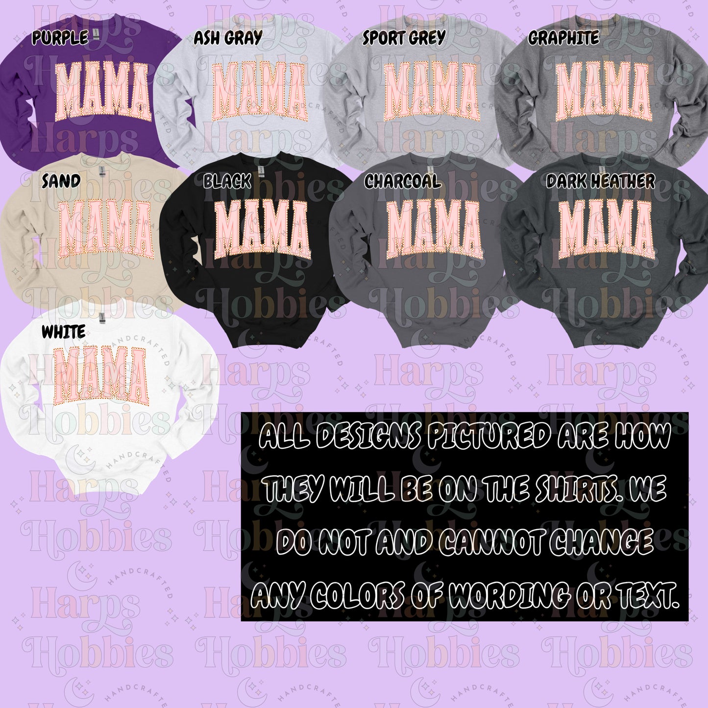 Mama (pink varsity) (tshirt/hoodie/sweatshirt/longsleeve)