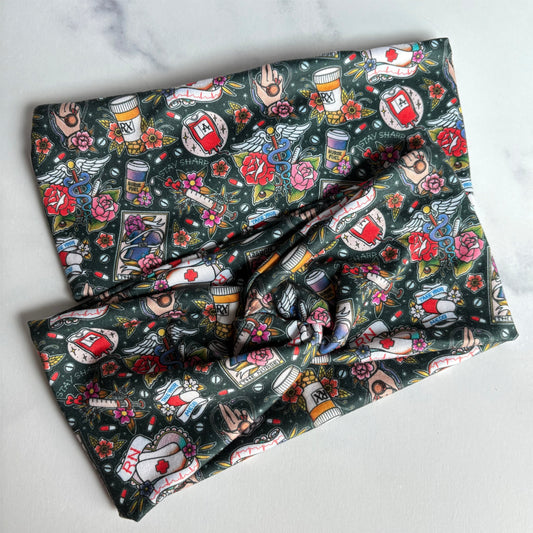 Nurse Tattoo Headband