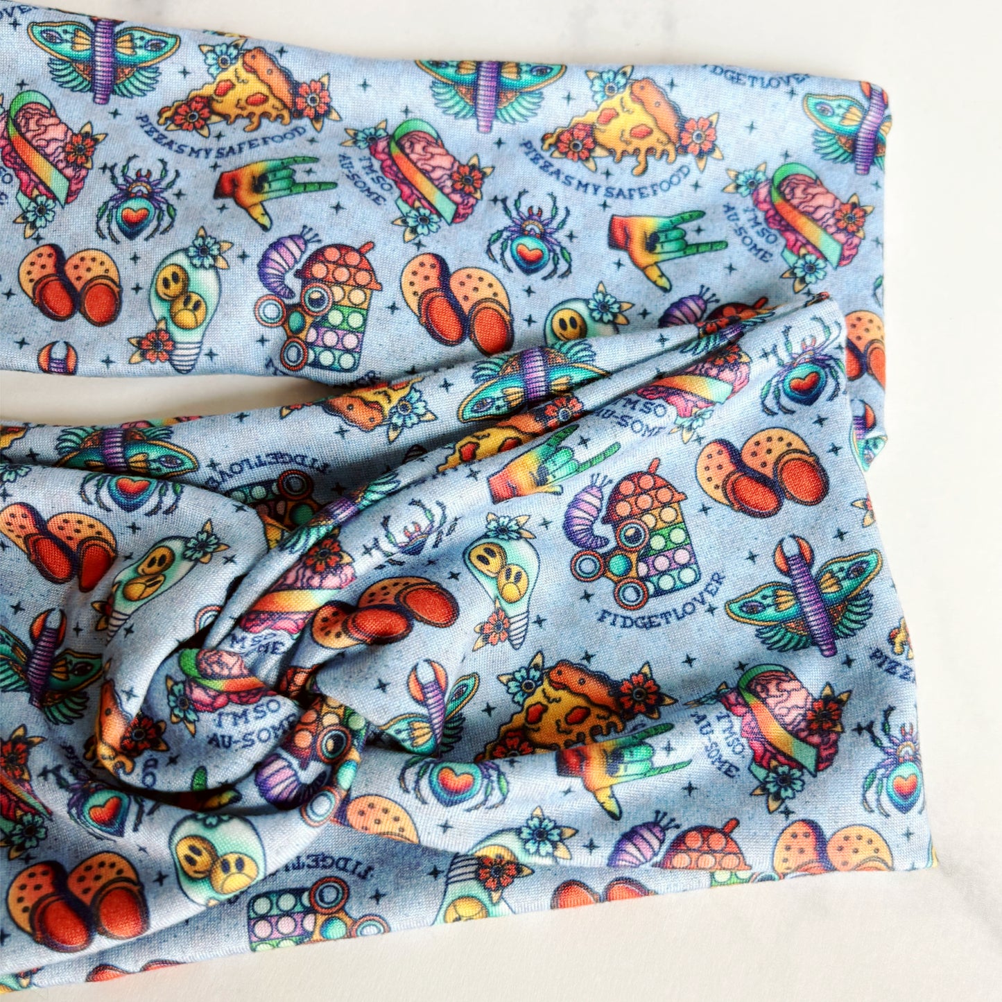 Autism Awareness (blue) Headband