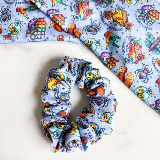 Autism Awareness (blue) Scrunchie (Skinny)