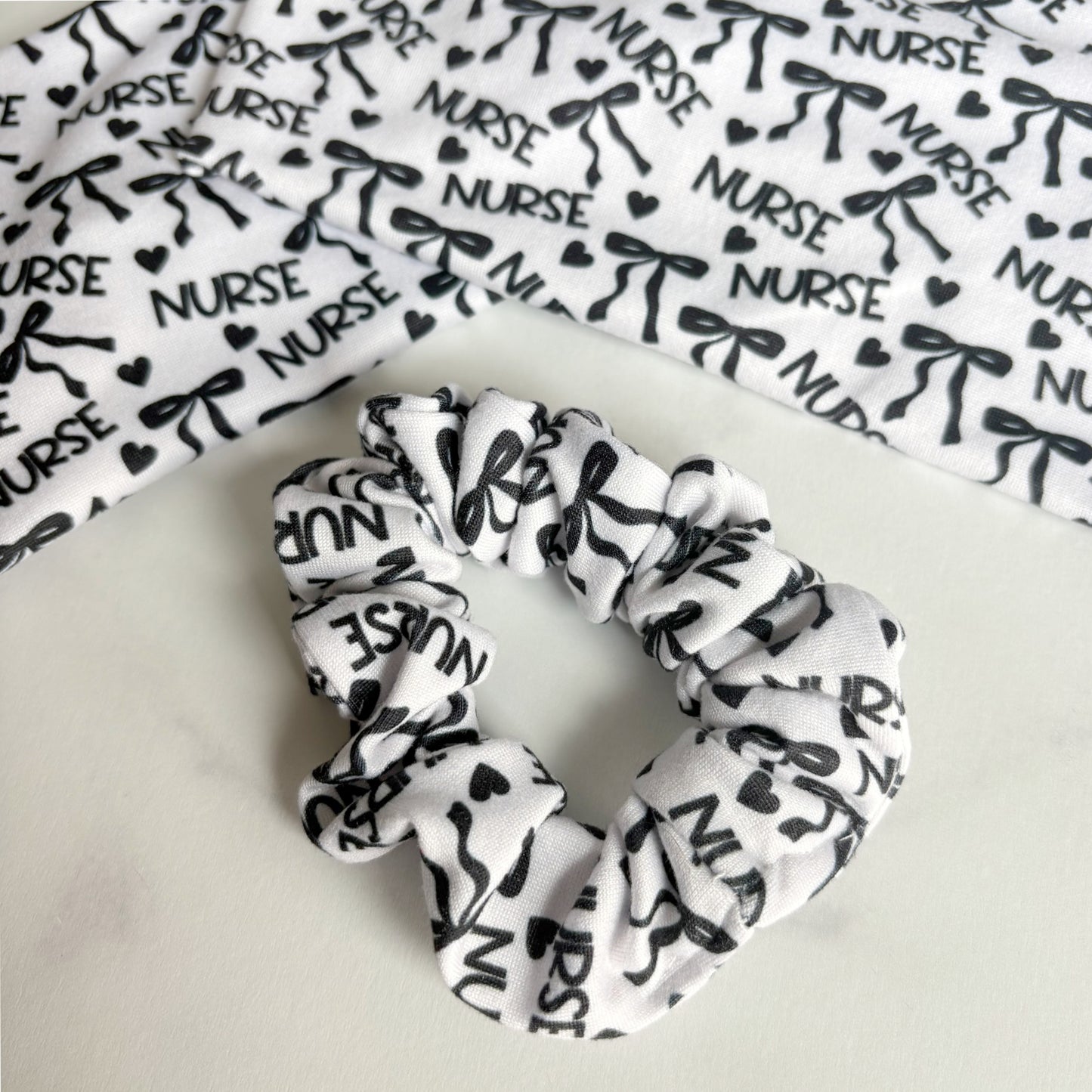 Nurse Bows Scrunchie (Skinny)