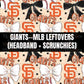 GIANTS (headband,scrunchie,skinny scrunchie)