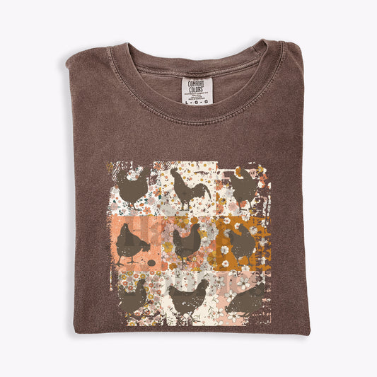 Floral Chickens (tshirt/hoodie/sweatshirt/longsleeve)
