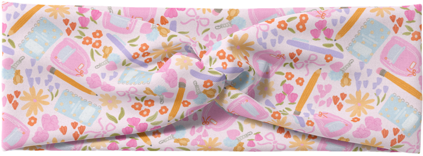 Floral Teacher Headband