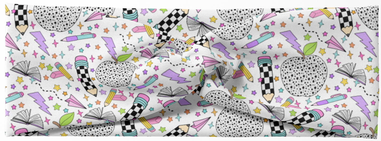 Checkered Teacher Headband