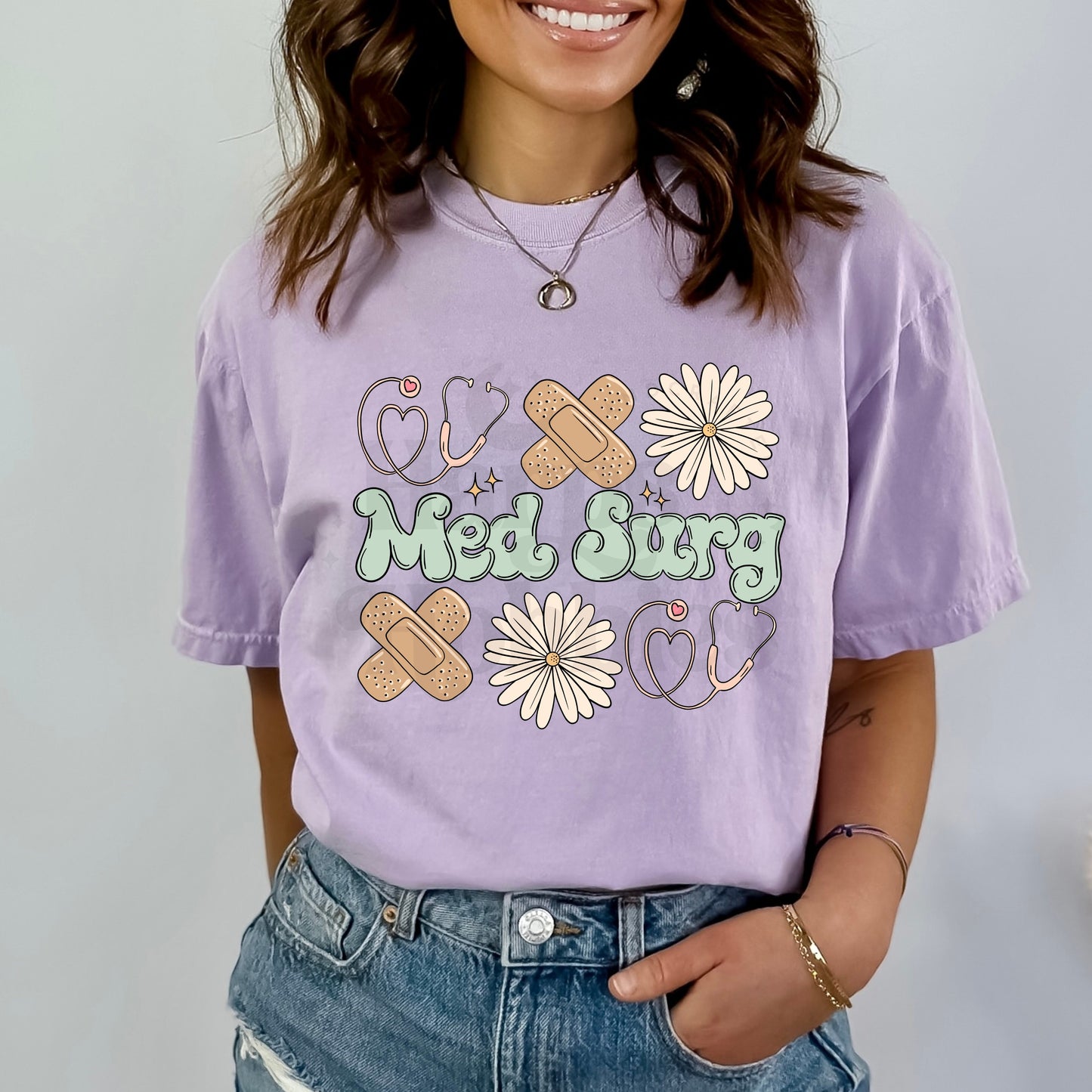 Floral Med Surg (tshirt/sweatshirt)