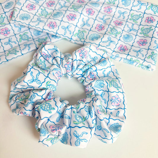 Turtle Patchwork Scrunchie (Regular)