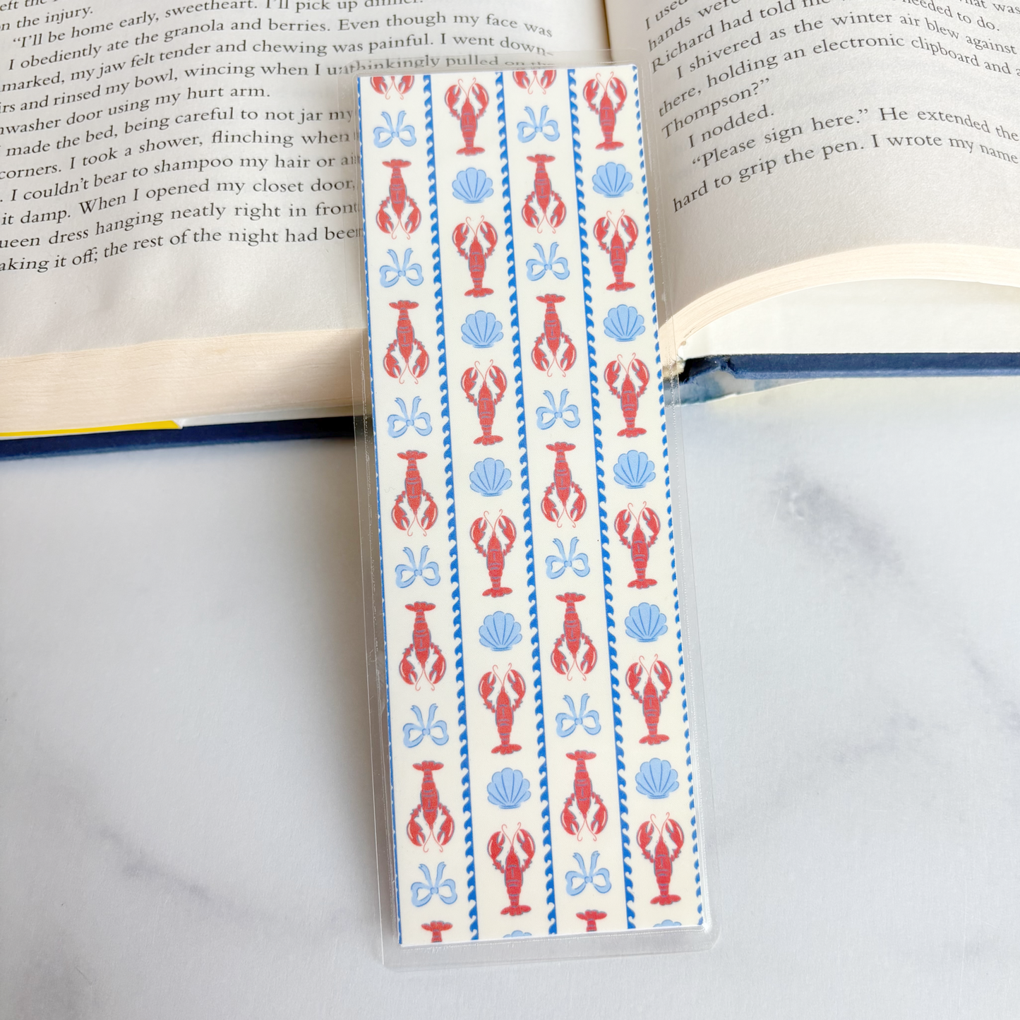 Lobster Stripes Bookmark