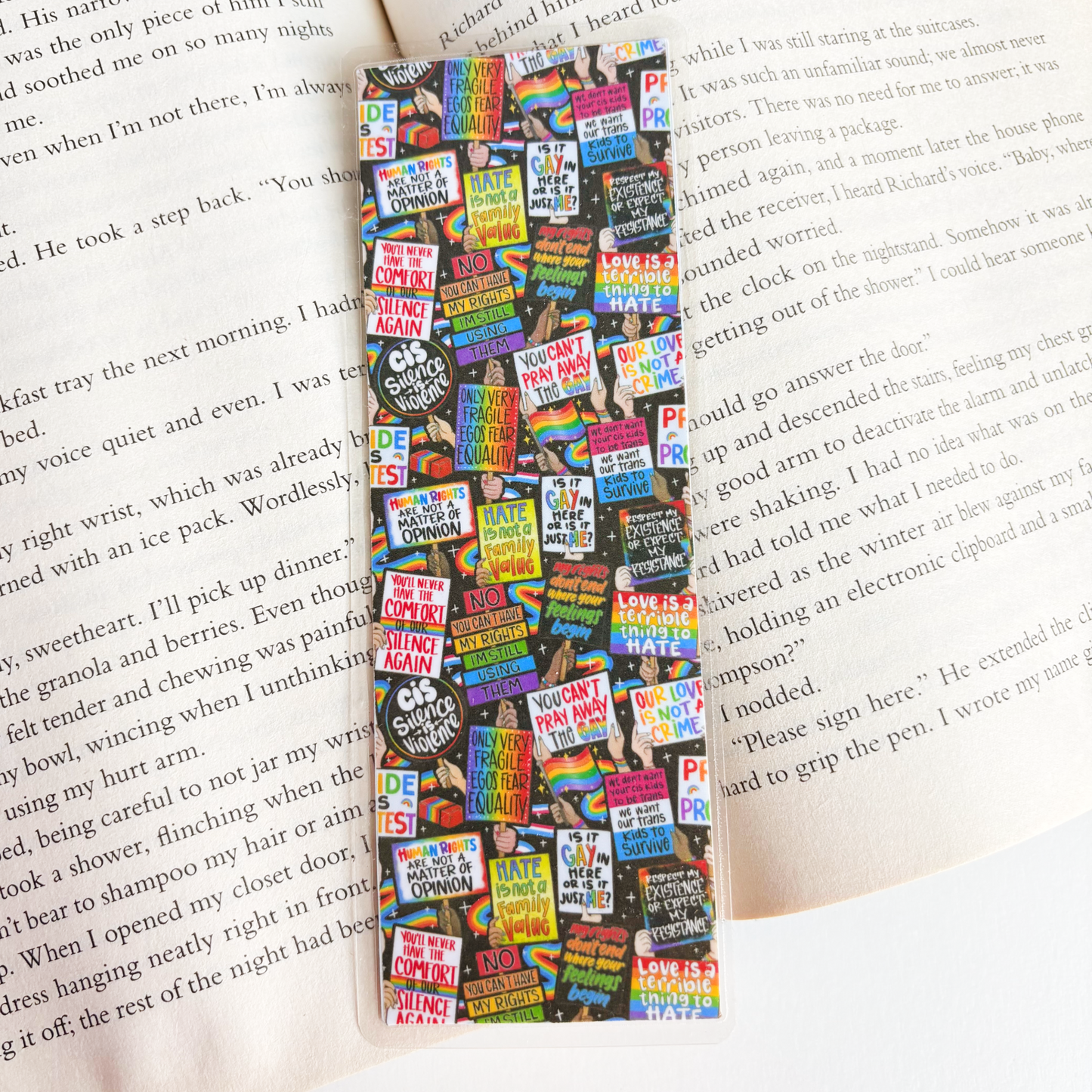 Pride Protest Bookmark