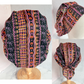 Neon Halloween Stripes Scrub Hat