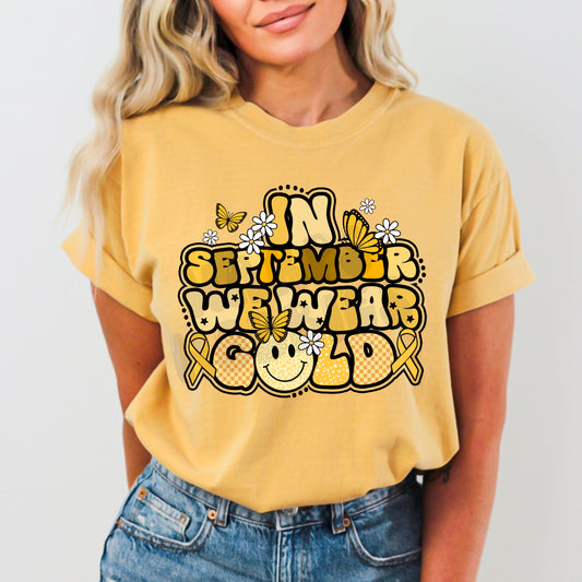 In September We Wear Gold (tshirt/sweatshirt)