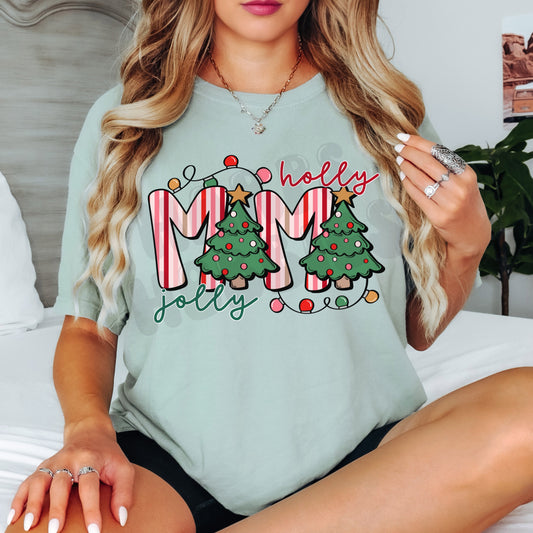 Holly Jolly Mama (tshirt/sweatshirt)