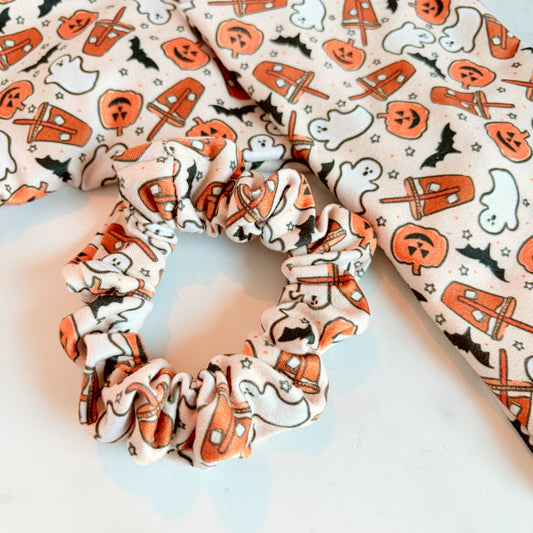 Spooky Coffee Scrunchie (Skinny)