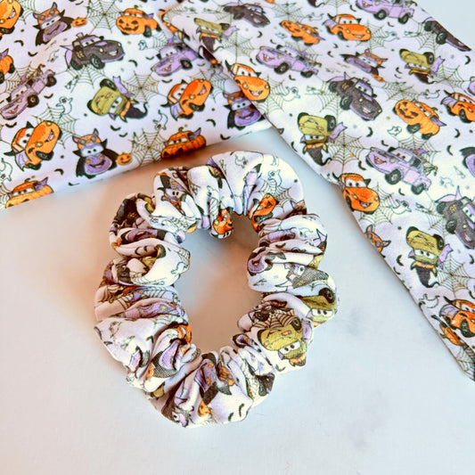 Halloween Cars Scrunchie (Skinny)