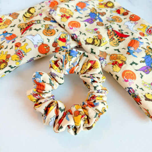 Halloween Bear Scrunchie (Skinny)
