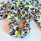 80s Halloween Leopard Scrunchie (Regular)