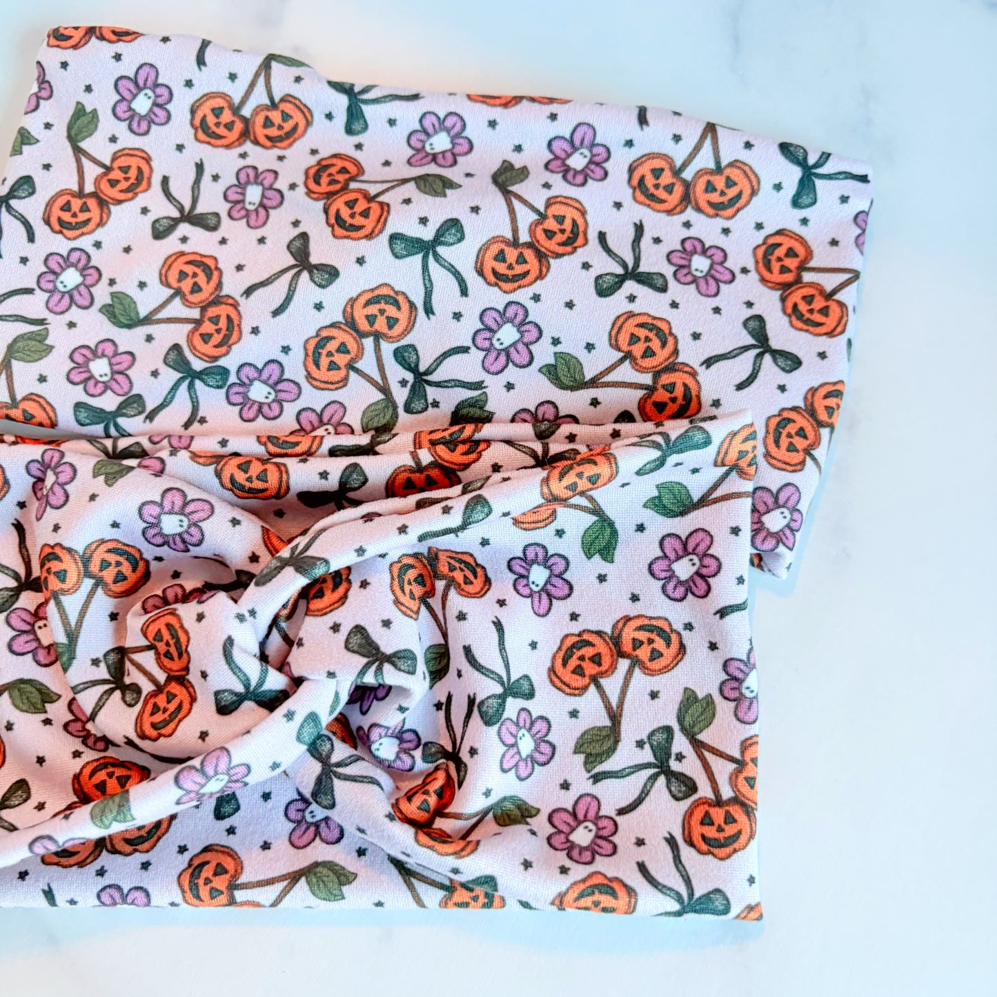 Pumpkin Cherries Headband