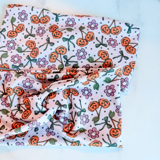 Pumpkin Cherries Headband