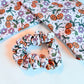 Pumpkin Cherries Scrunchie (Skinny)