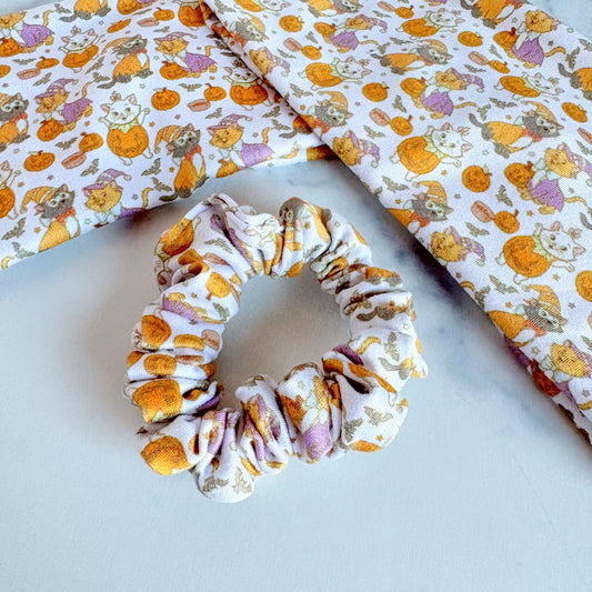 Spooky Kitties Scrunchie (Skinny)