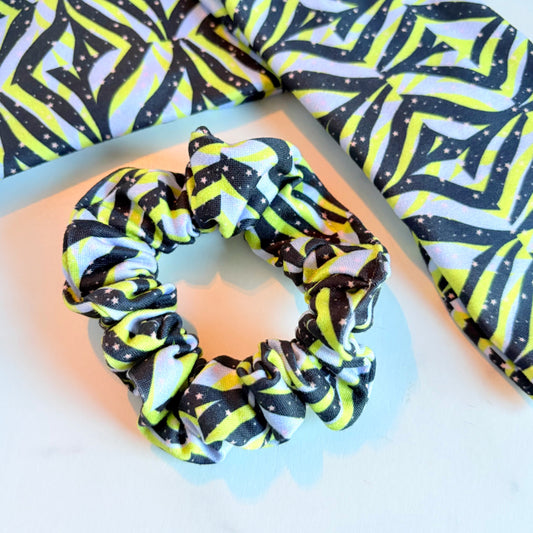 Funky Zebra Scrunchie (Skinny)